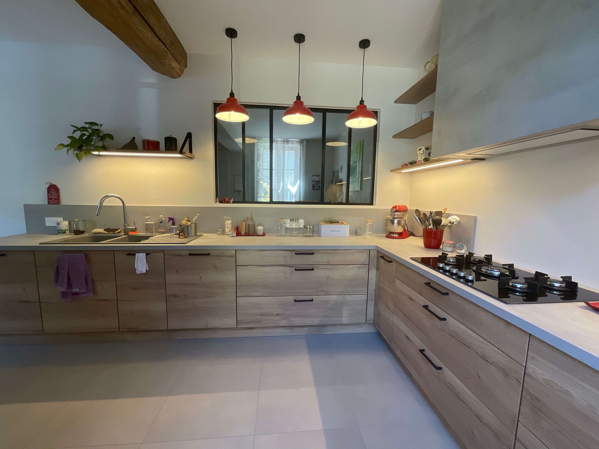 renovation maison-renovation cuisine Marcigny-verriere industrielle-Natacha Labruyere-architecte decoratrice d interieur basee a La Clayette en Saone et Loire 71