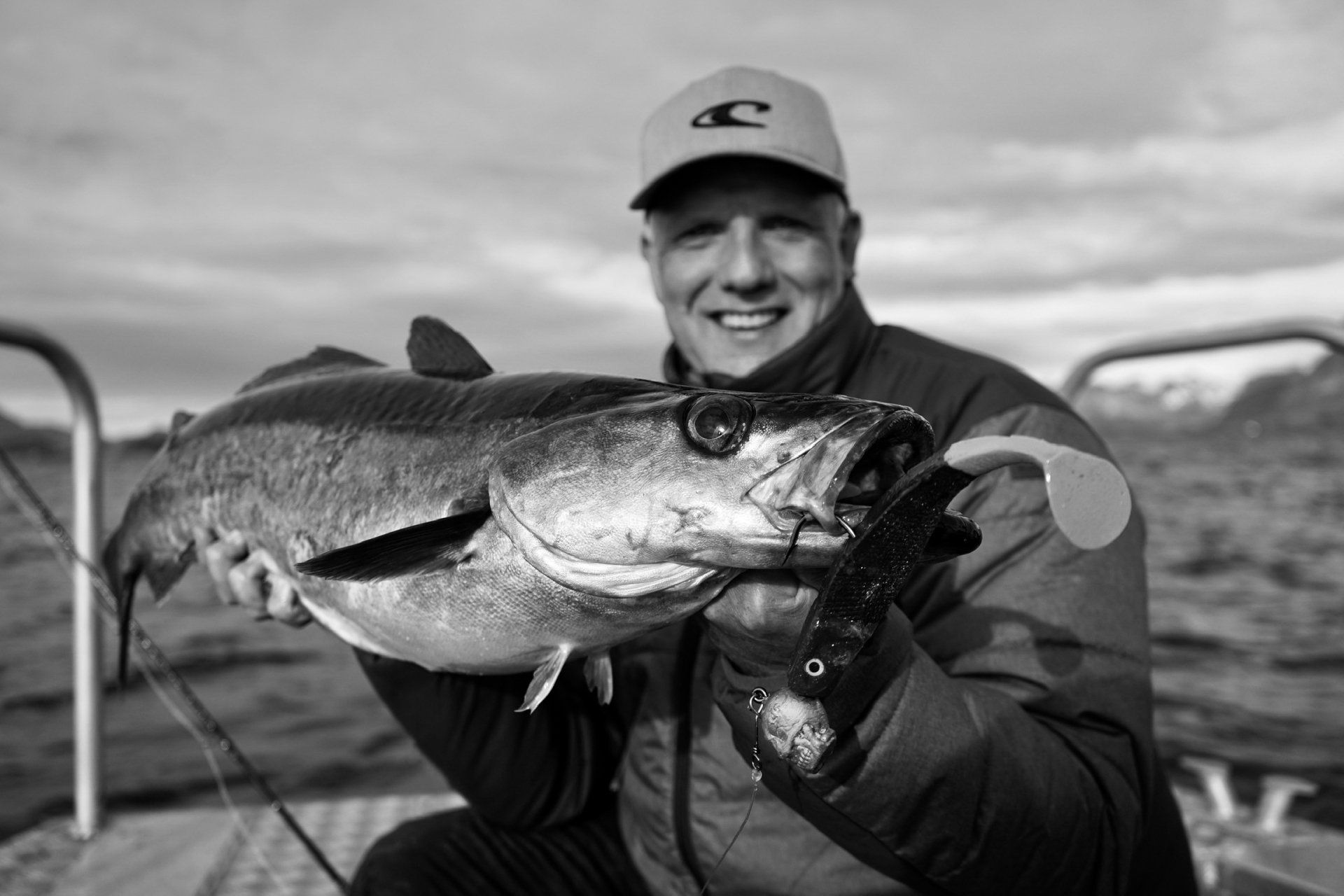 Pollack mit Totenkopfhecht