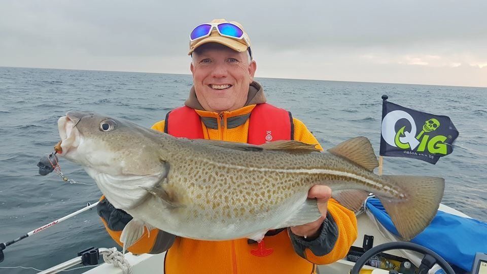 Sommerdorsch auf Langeland gefangen