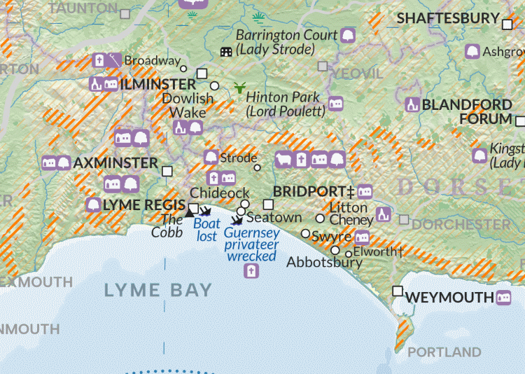 Image showing Lyme Bay area