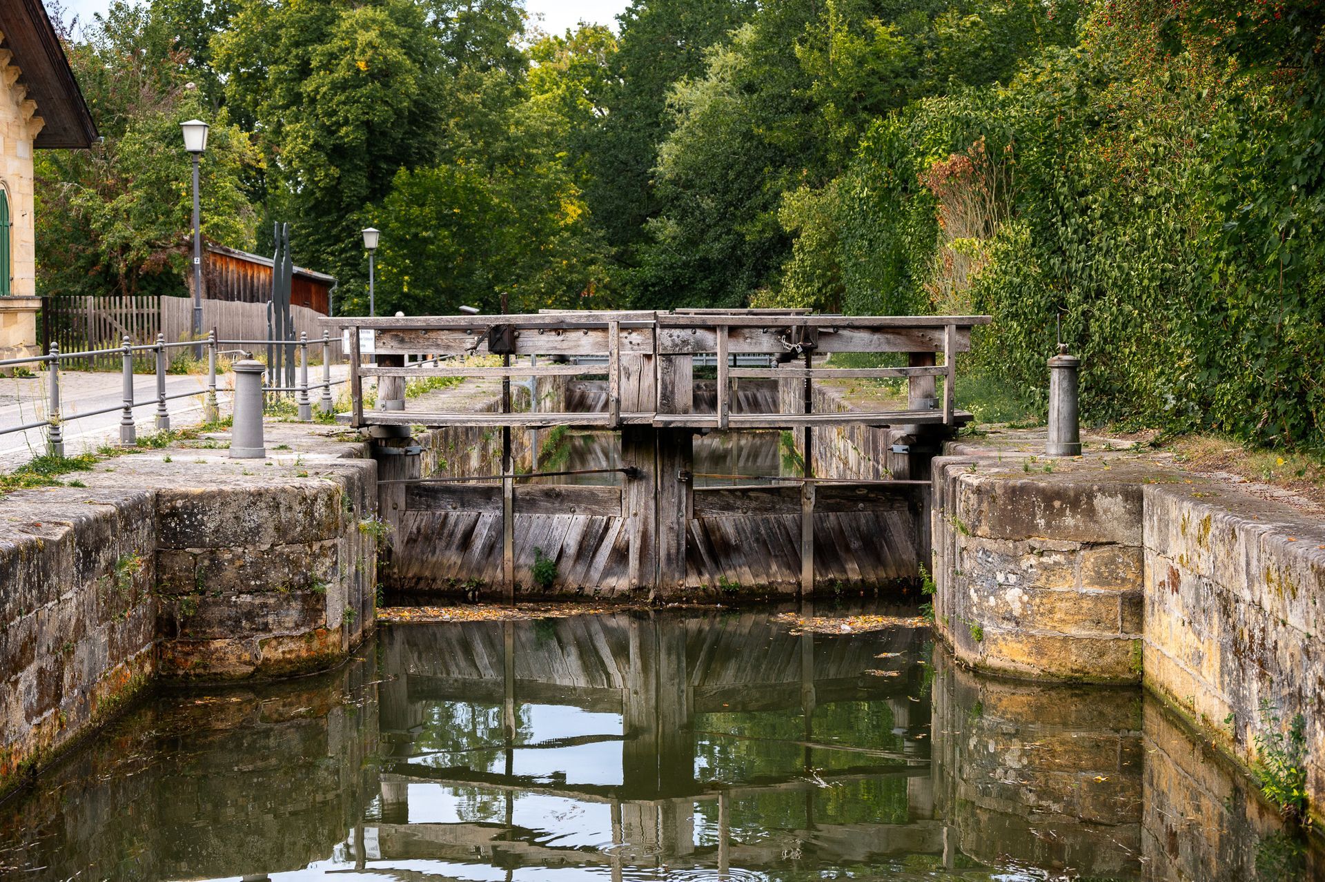 Alte Schleuse 100 am Ludwig-Donau-Main-Kanal in Bamberg – historisches Bauwerk und beliebtes Motiv beim Fotowalk Bamberg.