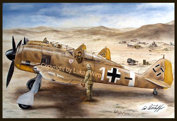 Focke Wulf 190 in Afrika Jagflugzeuge Deutsches Afrika Korps