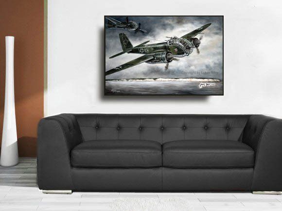 Gemälde einer Junkers JU188 A2