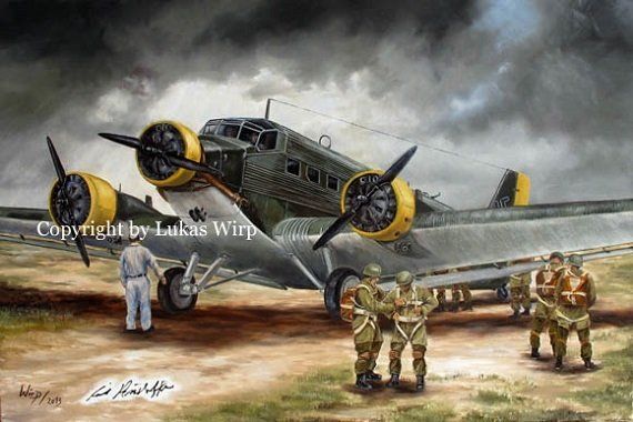 Junkers JU52 Junkers JU 52 transportflugzeug