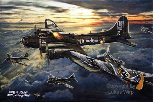 Rammjaeger Sonderkommando Elbe Rammjaeger BF 109 vs US B-17 Bomber