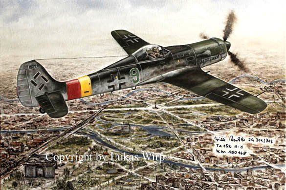 Focke Wulf TA 152 Jagdflugzeug