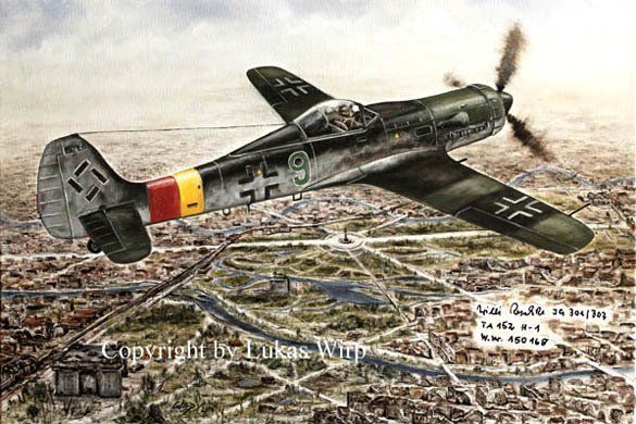 Focke Wulf 152 Berlin 1945 Focke Wulf TA 152 Jagdflugzeug