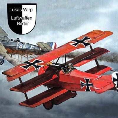 Luftwaffen Bilder Roter Baron von Richthofen Dreidecker
