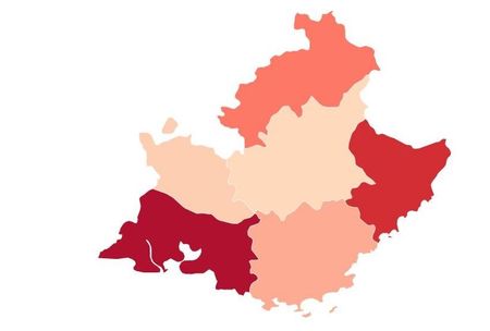 Suivez l'évolution du virus dans notre région