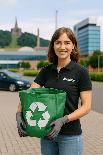 Nachhaltige Entrümpelung: Umweltgerechte Entsorgung und Wiederverwertung gehören zum Service der Entrümpelungsfirma Molitor.