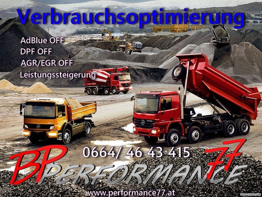 Mercedes Actros Artega Chiptuning Softwaretuning AdBlue deaktivieren abschalten reparieren Vor ort Service Dieselpartikelfilter deaktivieren abschalten wegcodieren