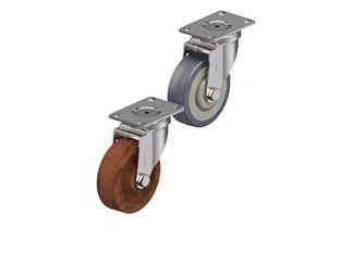 Stainless steel medium light duty casters