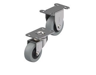 Light furniture casters