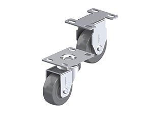 Light furniture casters