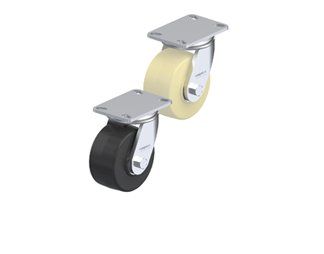 Medium-heavy duty forged industrial casters