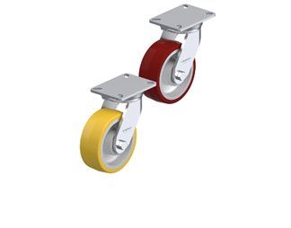 Heavy duty forged industrial casters