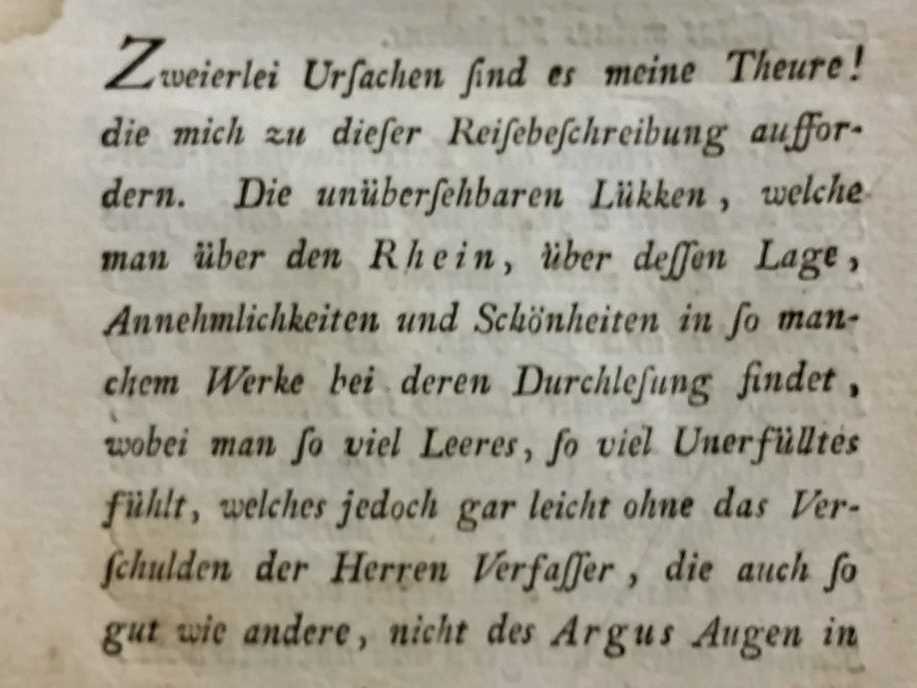 Text aus Lang, Reise auf dem Rhein