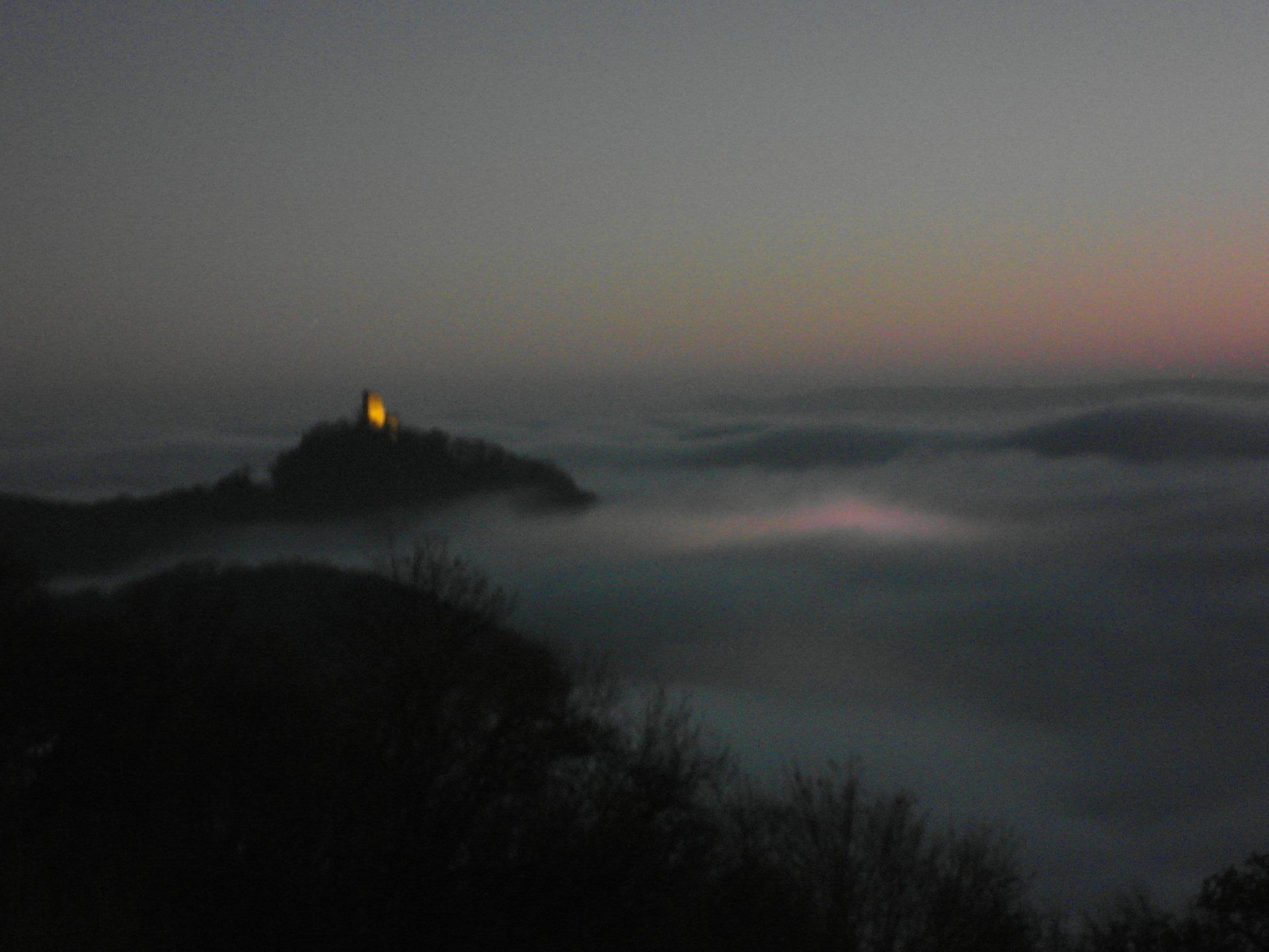 Abendstimmung am Drachenfels, Königswinter