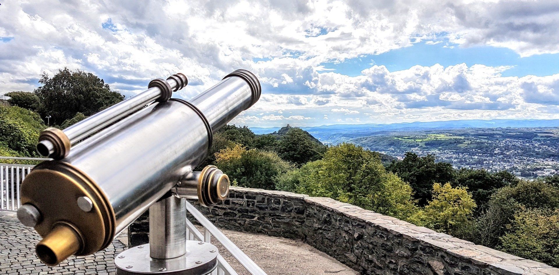 Fernrohr, Petersberg, Drachenfels, Siebengebirge