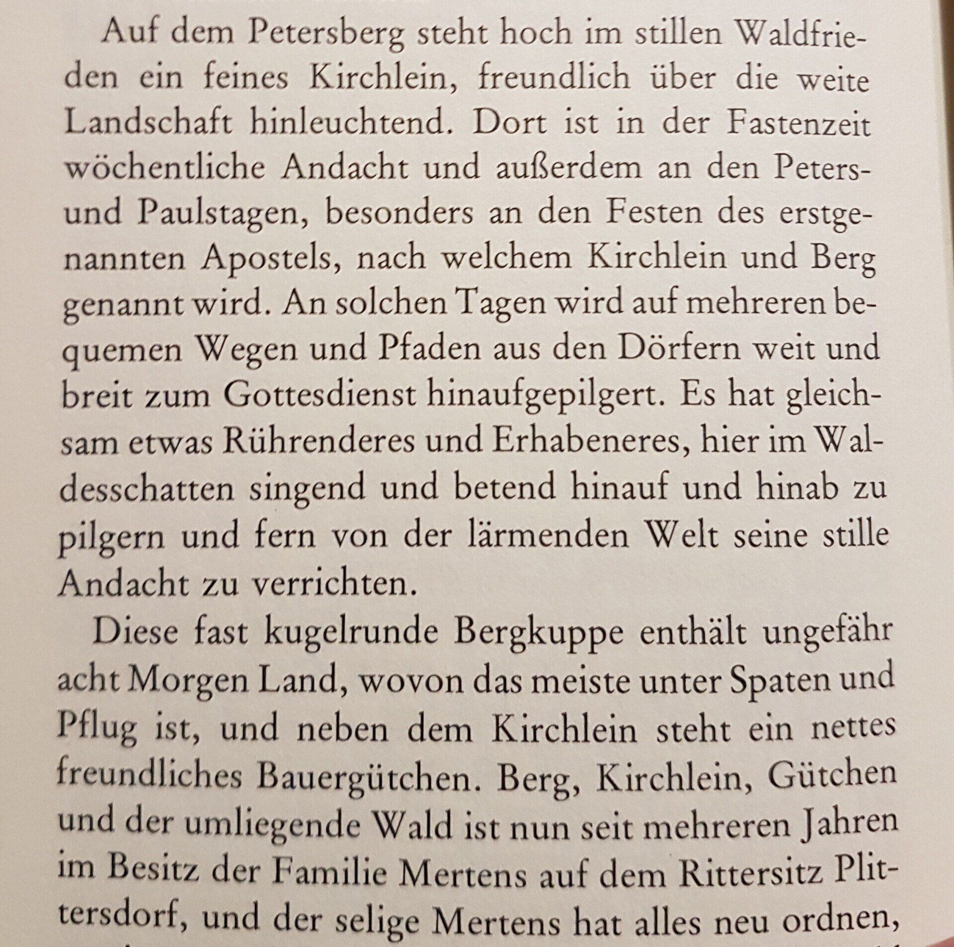 Historische Beschreibung, Petersberg, Königswinter