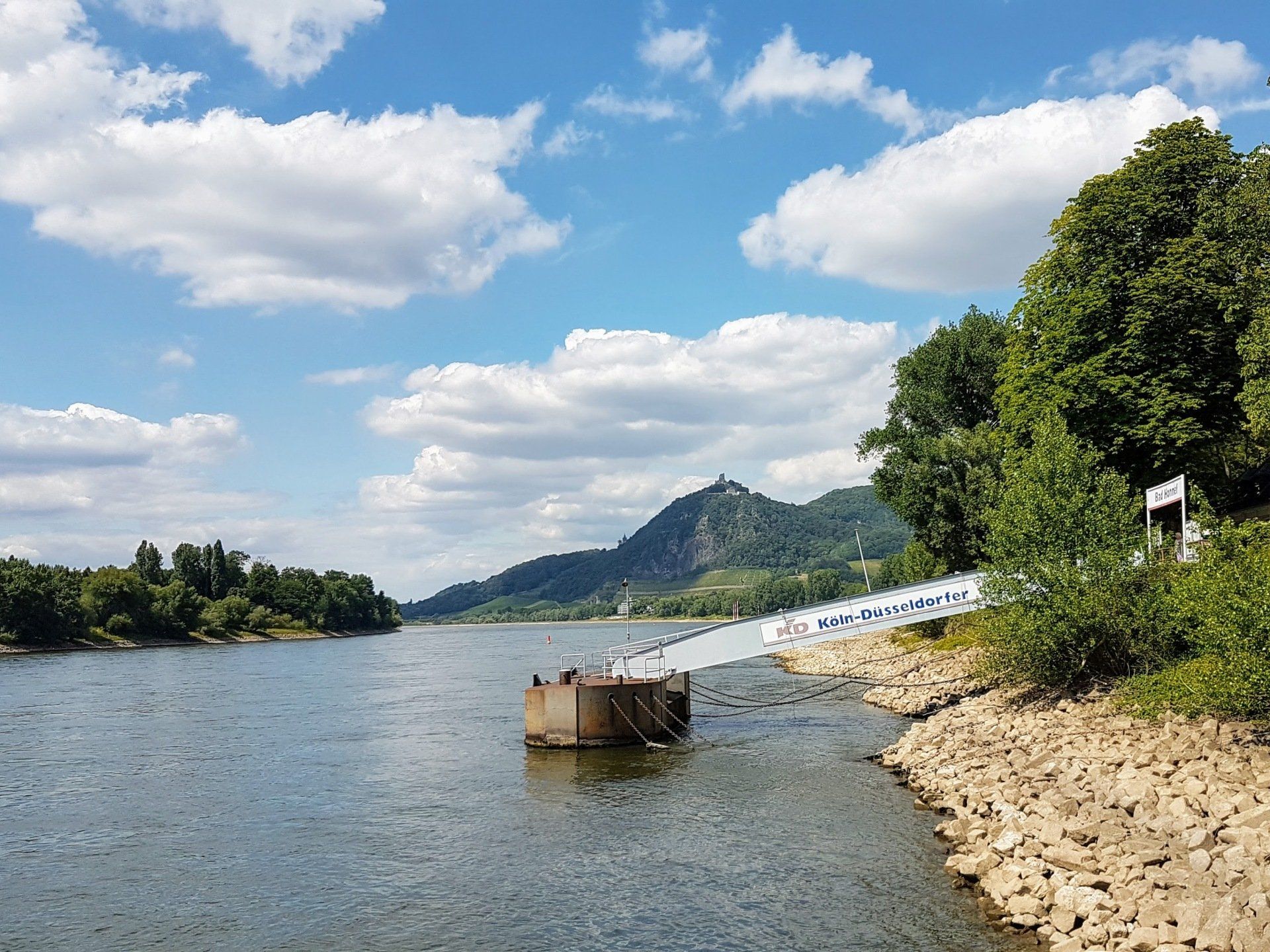 Schiffsanleger auf Grafenwerth