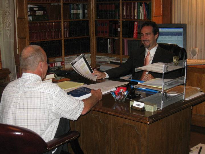 JW Magaha with client