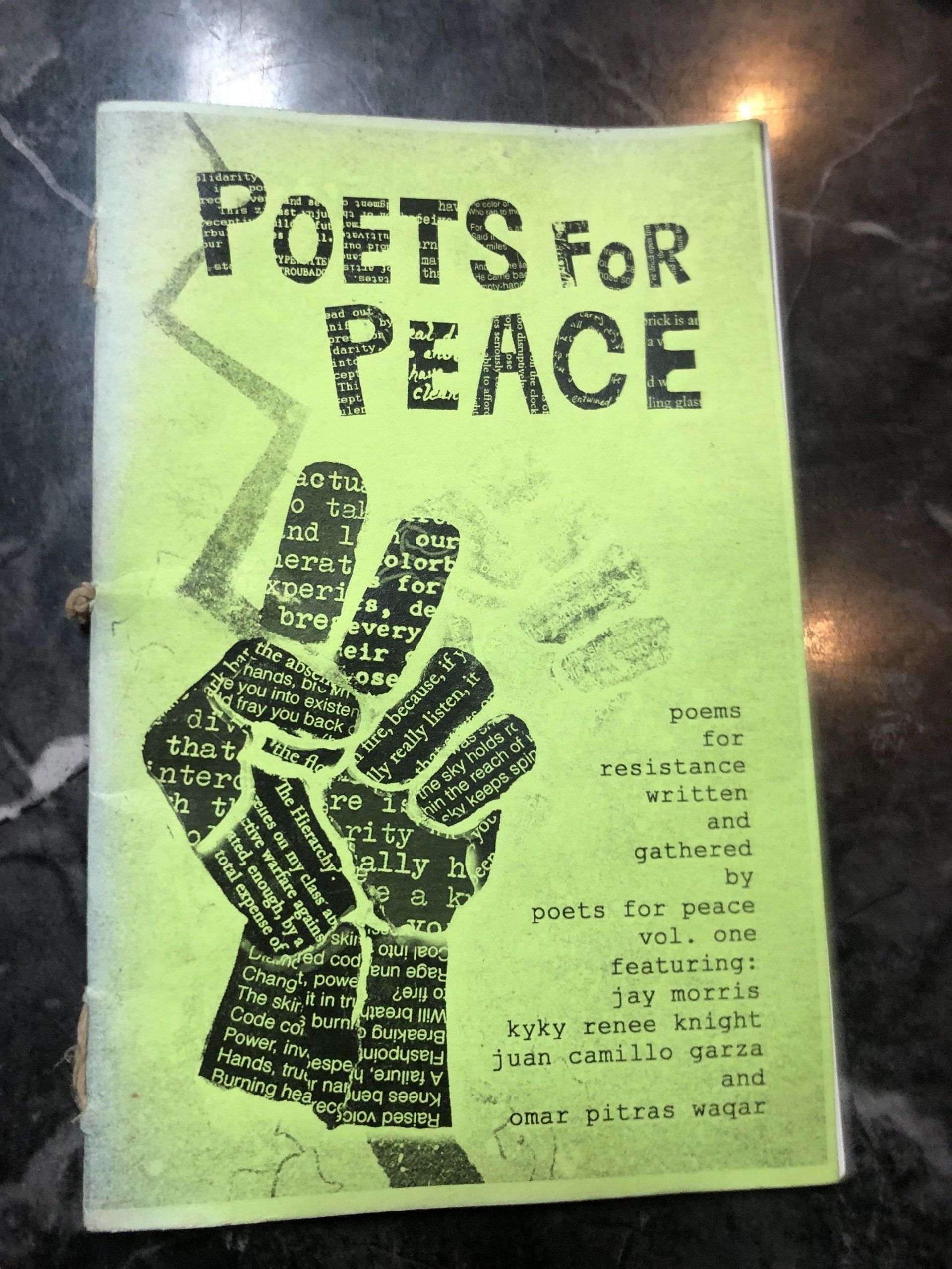 Poets for Peace Zine