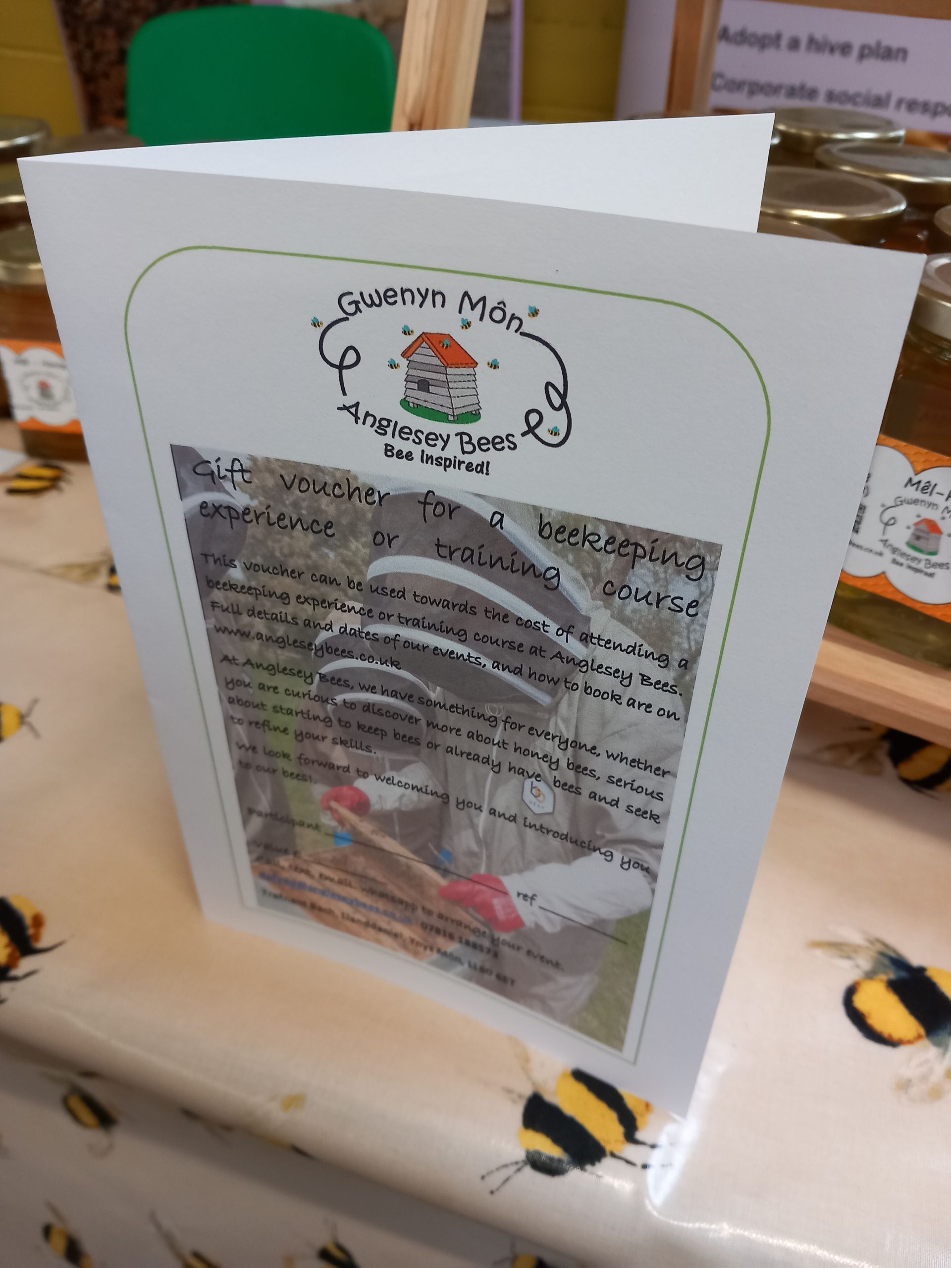 Anglesey Bees Gift Voucher