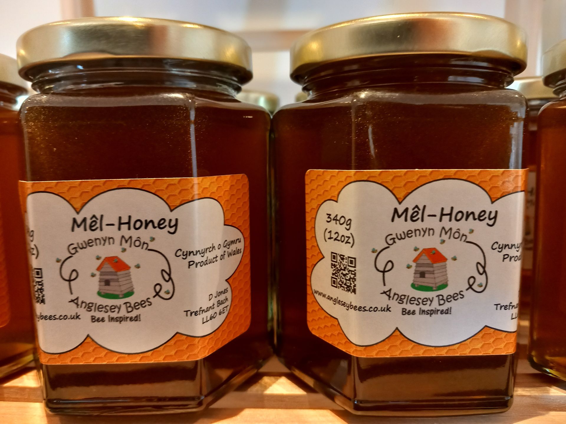 Premium artisan Anglesey wildflower honey