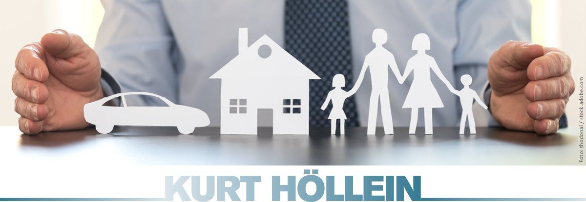 Das Rotkelchen als Rosinenpicker steht symbolisch für die Leistung des unabhängigen Versicherungsmaklers Kurt Höllein