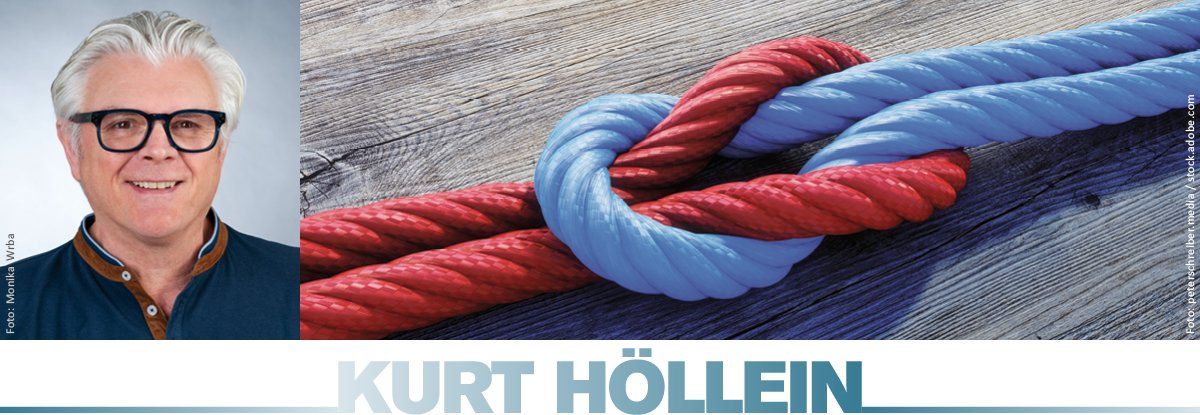 Das Rotkelchen als Rosinenpicker steht symbolisch für die Leistung des unabhängigen Versicherungsmaklers Kurt Höllein