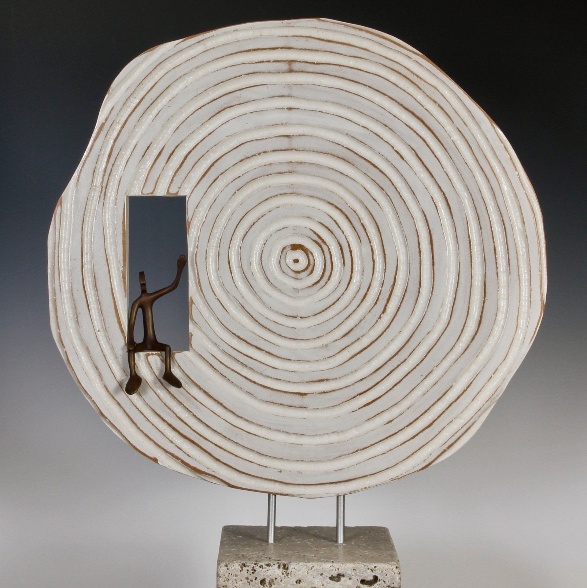 Das Bild zeigt, was eine Kundin/ein Kunde mit einer Figur der Serie Friends von Bildhauer Oliver Pohl selber gebaut hat.