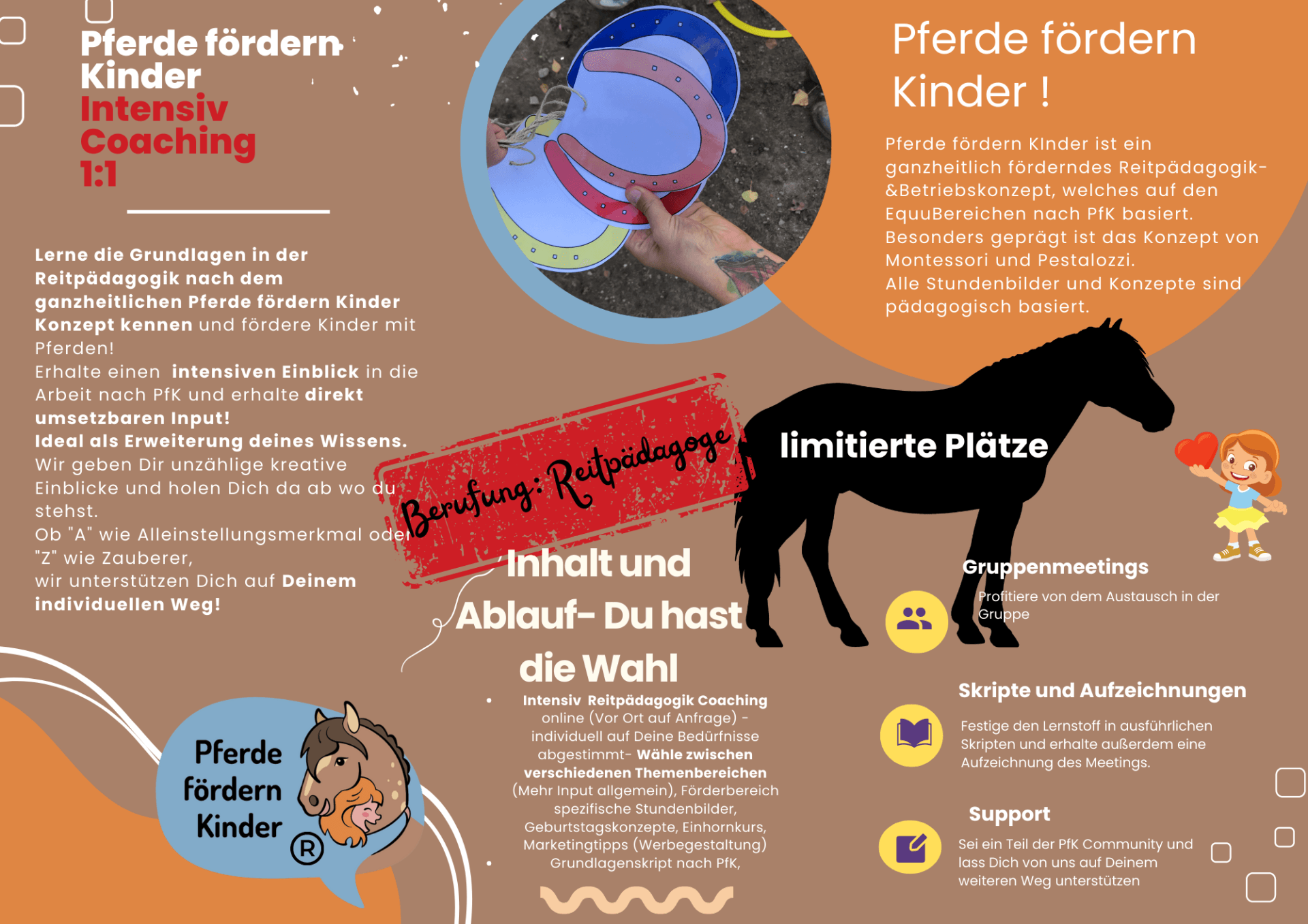 Pferde fördern Kinder® Intensiv Coaching 1:1 Pferde fördern Kinder® Intensiv Coaching 1:1