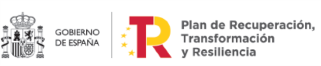 Logo plan de recuperación, transformación y resiliencia