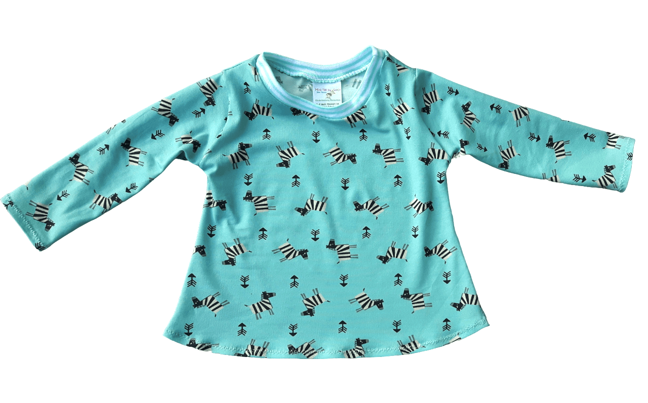 Babysachen handmade - Babypullover Zebras Mini Tilli by Sonja