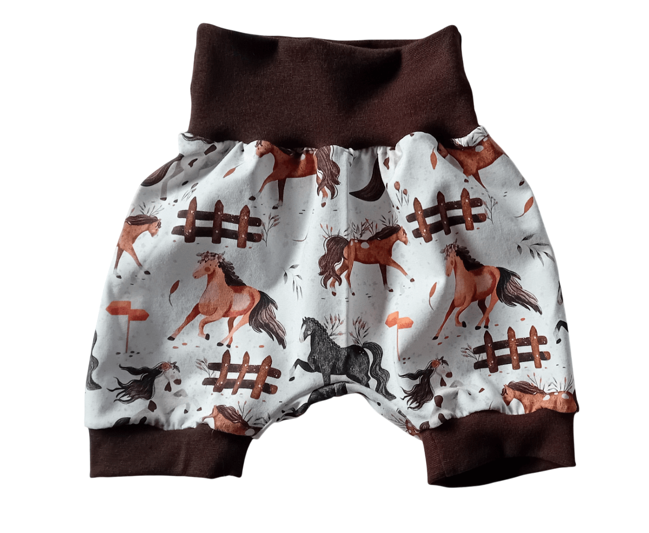 kurze Mitwachshose für Kinder Kurze Mitwachshose für Kinder mit Pferden - Mini Tilli by Sonja