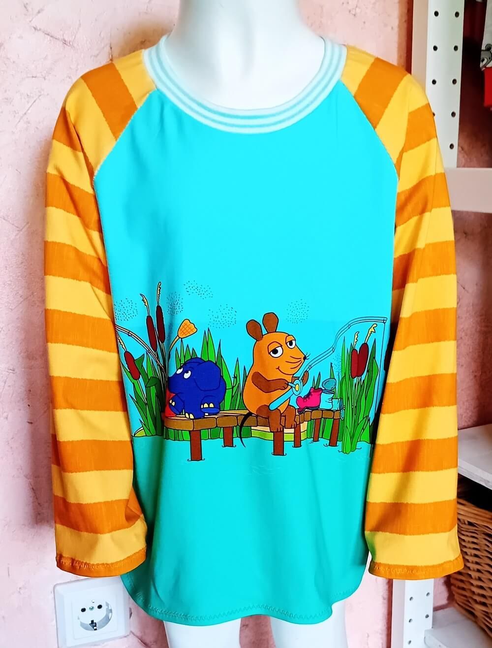 Mini Tilli by Sonja - Selbstgenähte Kinderkleidung - Langarmshirt Sendung mit der Maus