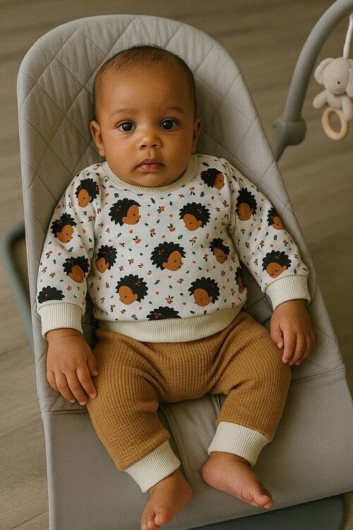 Wunderschöne Babykleidung von Mini Tilli by Sonja, Oberteile und Pumphosen