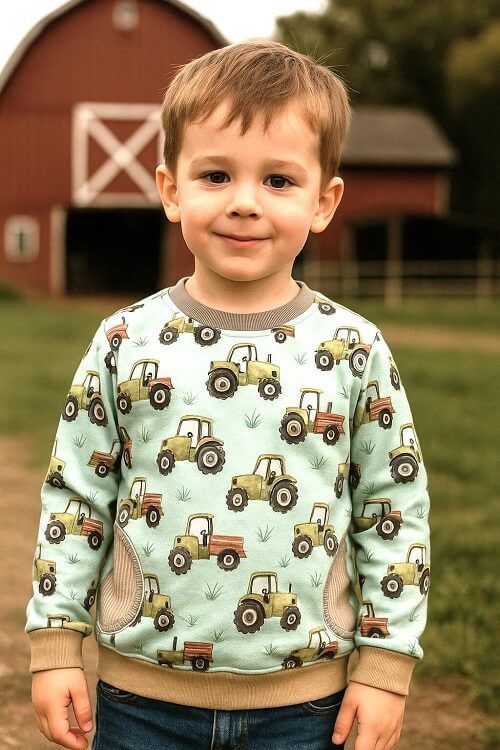 Selbstgenähte Kinderpullover, Hoodies, Kapuzenpullover von Mini Tilli by Sonja