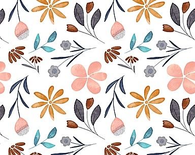 Ökologische Kinderkleidung | Designer Kinderstoffe - Mini Tilli by Sonja Jersey Blumen