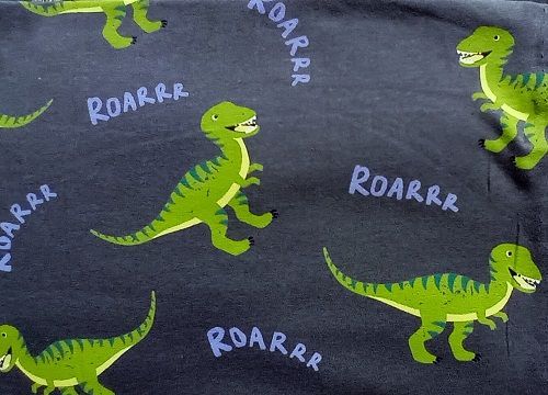 Ökologische Kinderkleidung | Designer Kinderstoffe - Mini Tilli by Sonja Dinos dunkelblau Stretchjersey