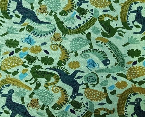 Dinos mint  Ökologische Kinderkleidung | Designer Kinderstoffe - Mini Tilli by Sonja