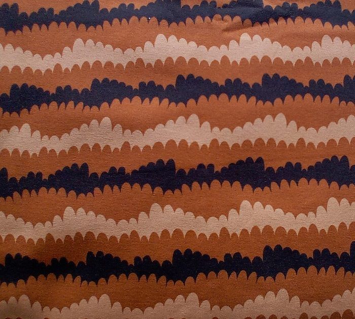 Stretchjersey Maulwurf Eulengefieder - Mini Tilli by Sonja nachhaltige Kinderkleidung