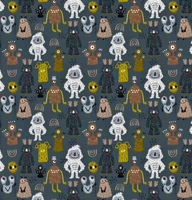 Ökologische Kinderkleidung | Designer Kinderstoffe - Mini Tilli by Sonja Monster