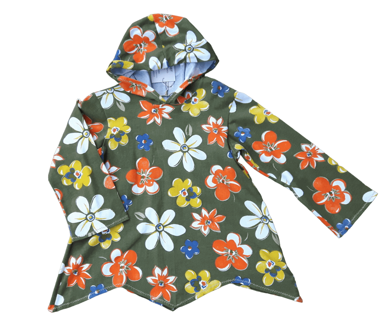 Zipfelpullover im Retro Design Mini Tilli by Sonja - Selbstgenähte Kinderkleidung Zipfelpullover Herbst