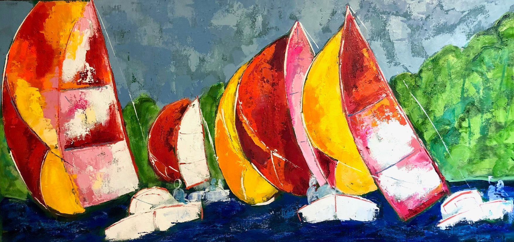 Vue de Rome peinte par Julie d'Aragon artiste-peintre