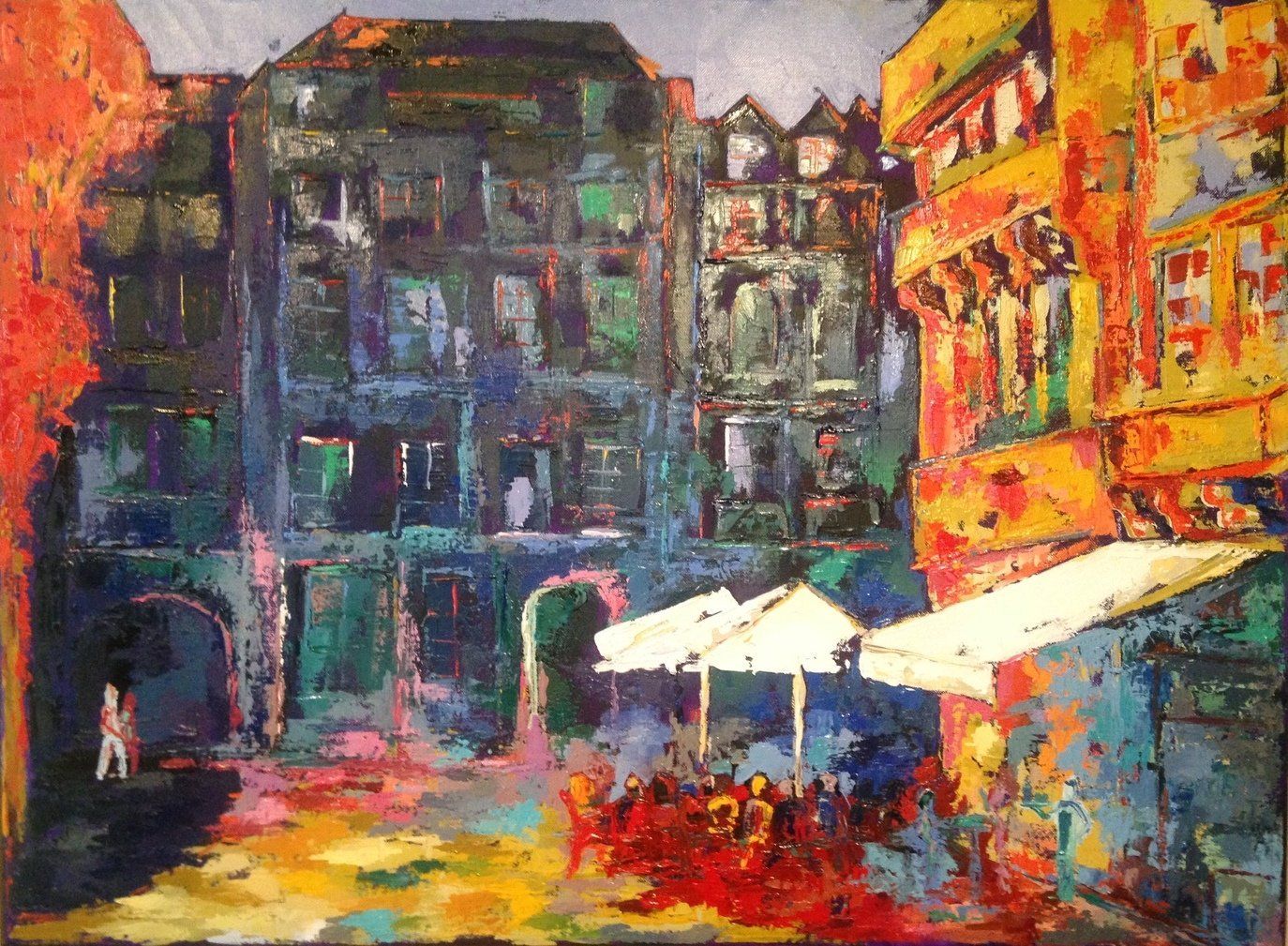 En sortant du Palais, France