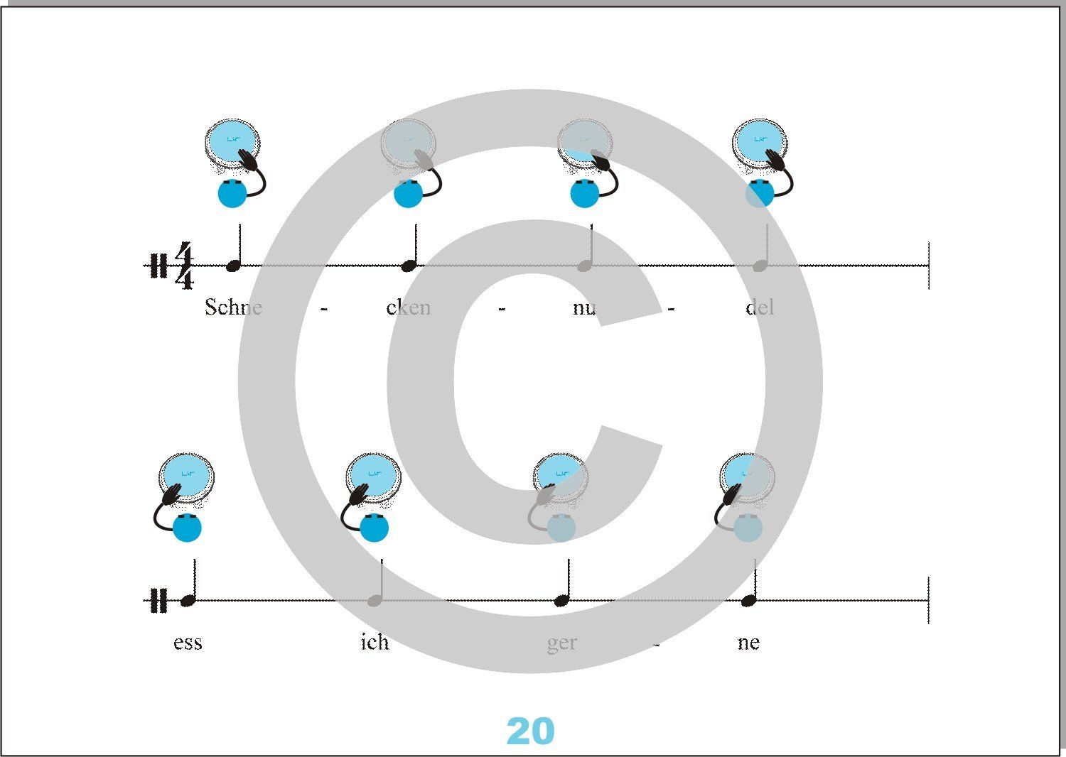 Conga lernen mit Bildsymbolen, Sprechsilben, Zählen ohne Notenkenntnisse | Trommeln mit Kinder | Rhythmusklasse Grundschule