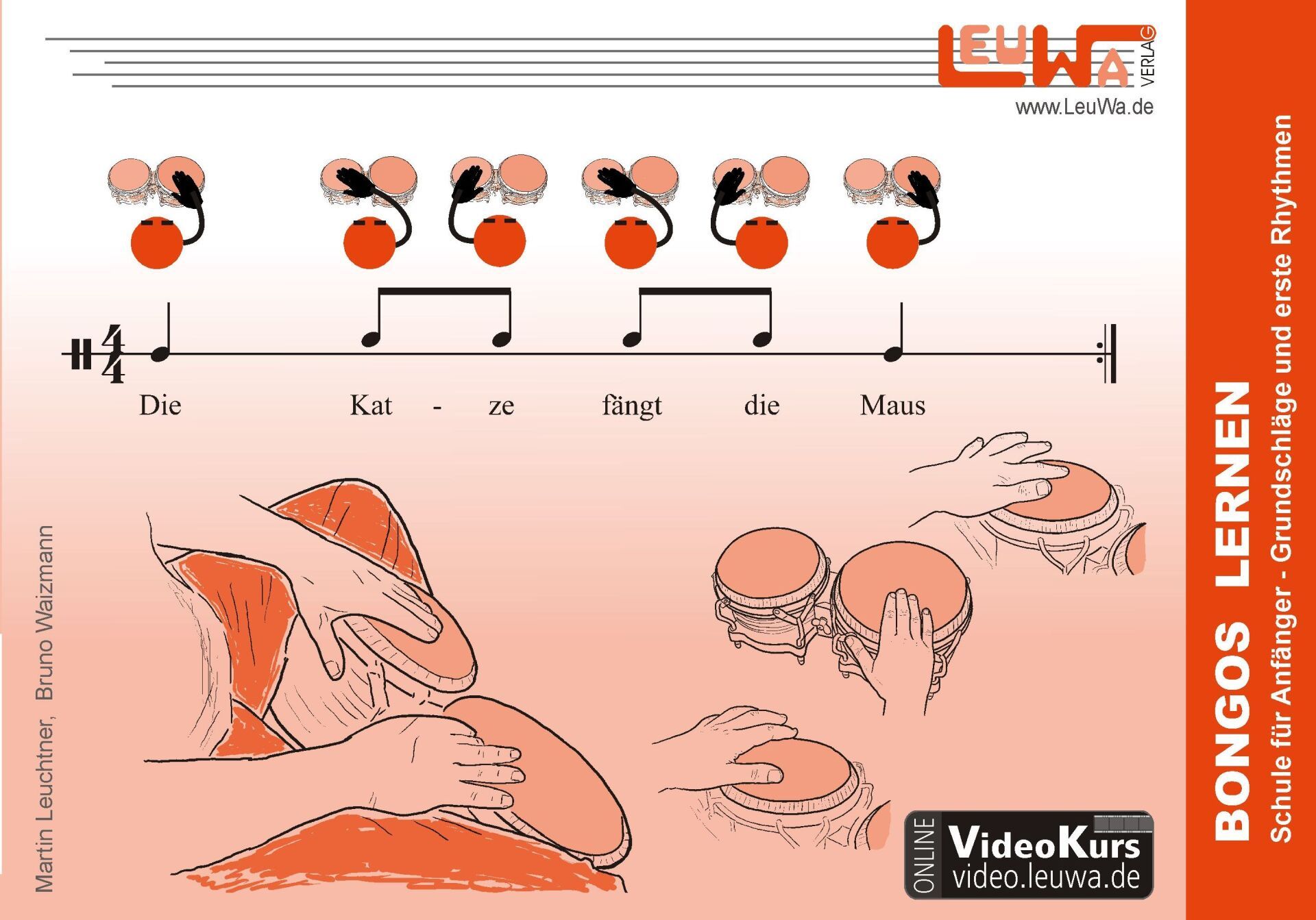 Notenheft für Bongos - einfach trommeln