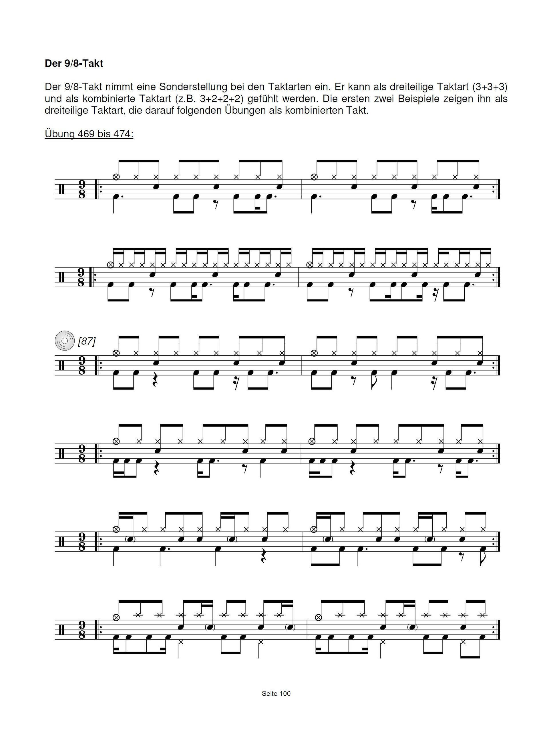 Advanced Drumming von Wolfgang Kroh | Fortgeschrittenes Studium des Schlagzeugspiels